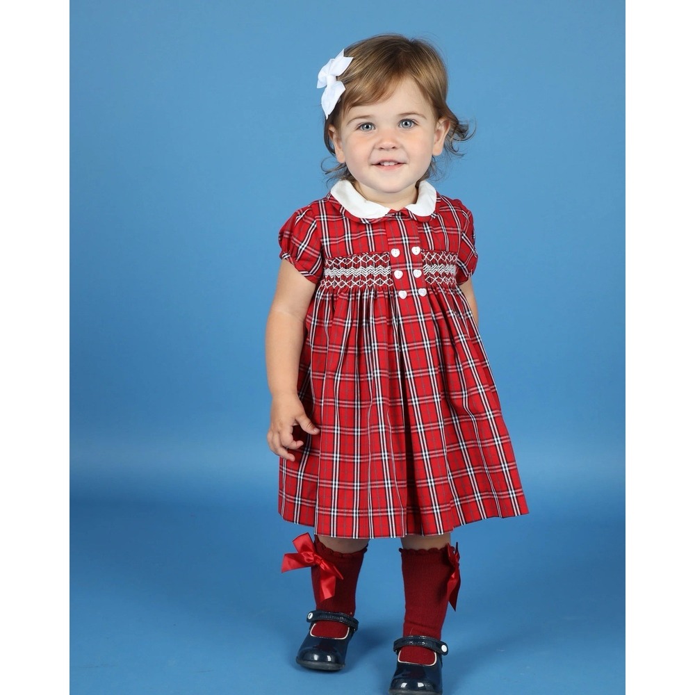 Question Everything Bronwyn Red Tertan Dress Set Size 3-6‎ Month ($95)